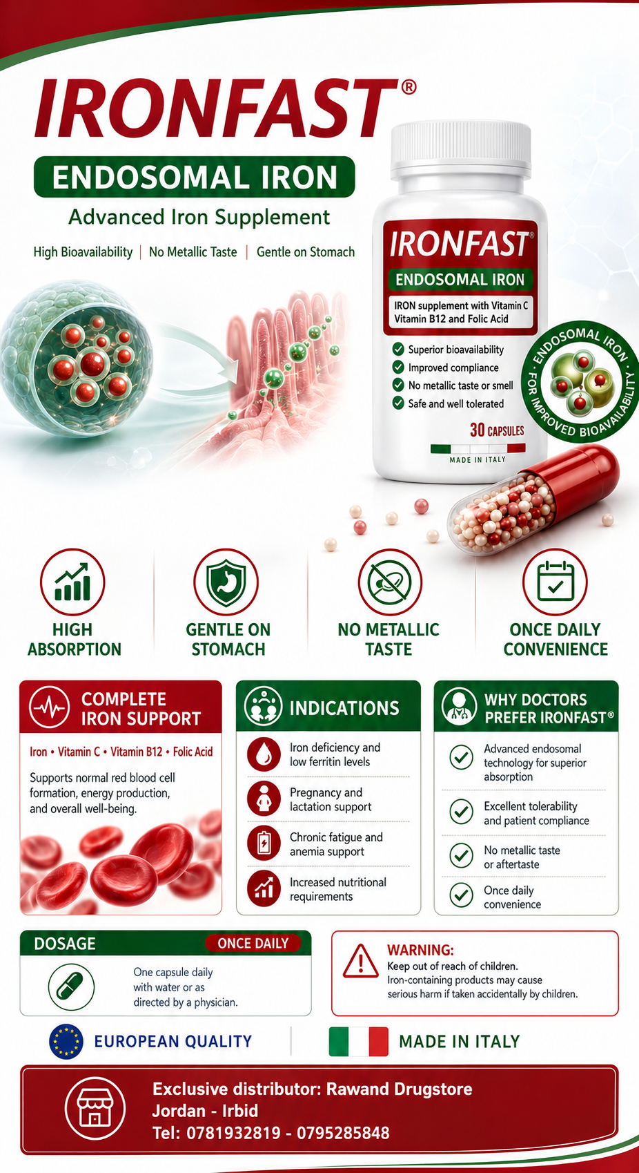 Ironfast Endosomal Iron Supplement